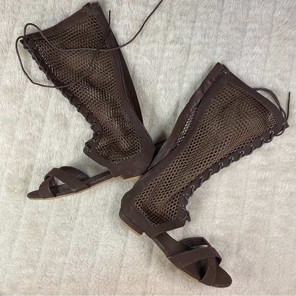 𝅺forever lace up Gladiator sandals 6 - Picture 8 of 9